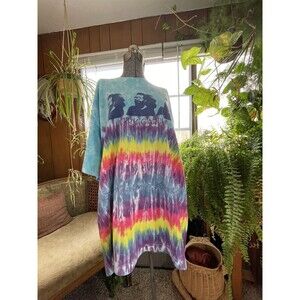Vintage 1990s Jerry Garcia Tie Dye XXL Single Stitch Tee Shirt Grateful Dead